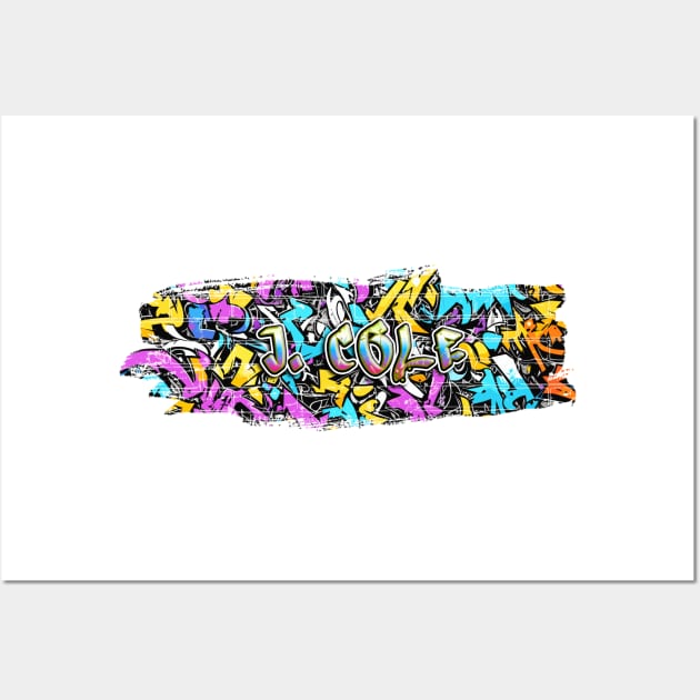 Jcol Graffiti Style Wall Art by LittleSamantha